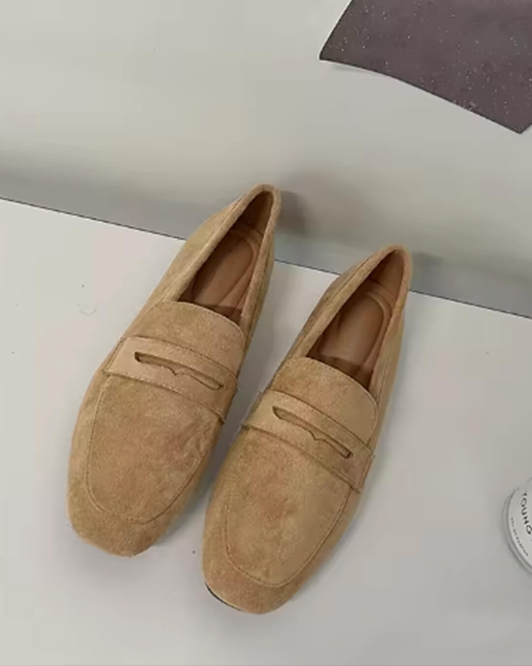Slip-on loafers Adira από σουέτ