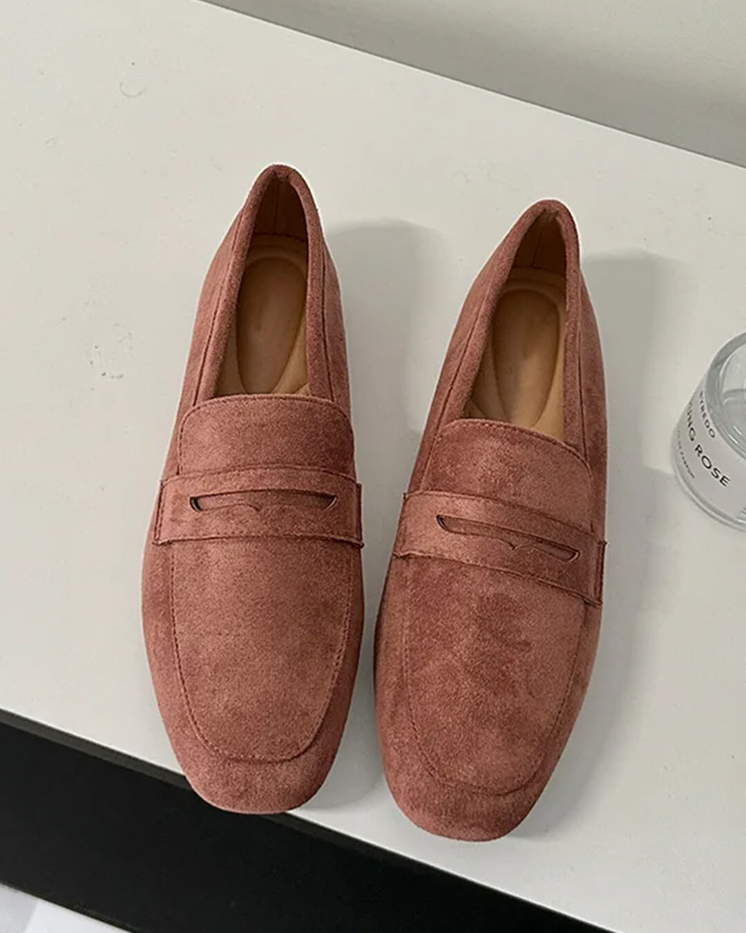 Slip-on loafers Adira από σουέτ