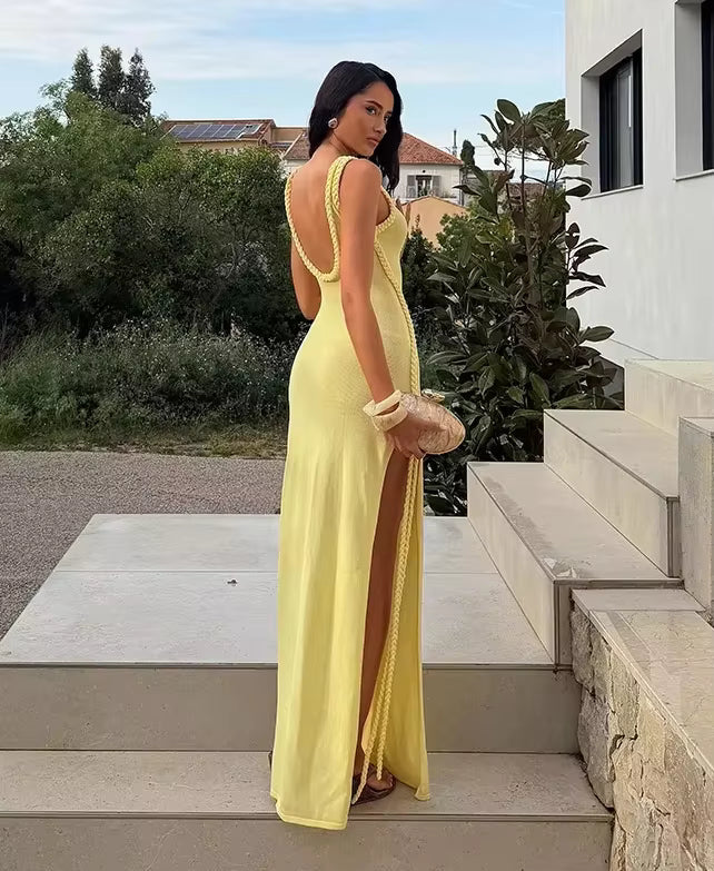 Airia Keyhole Maxi Dress