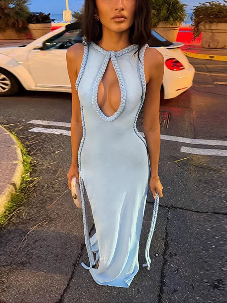 Airia Keyhole Maxi Dress