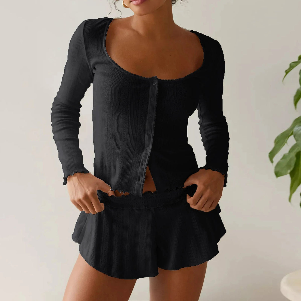 Σετ πιτζάμας με μακριά μανίκια Amalia