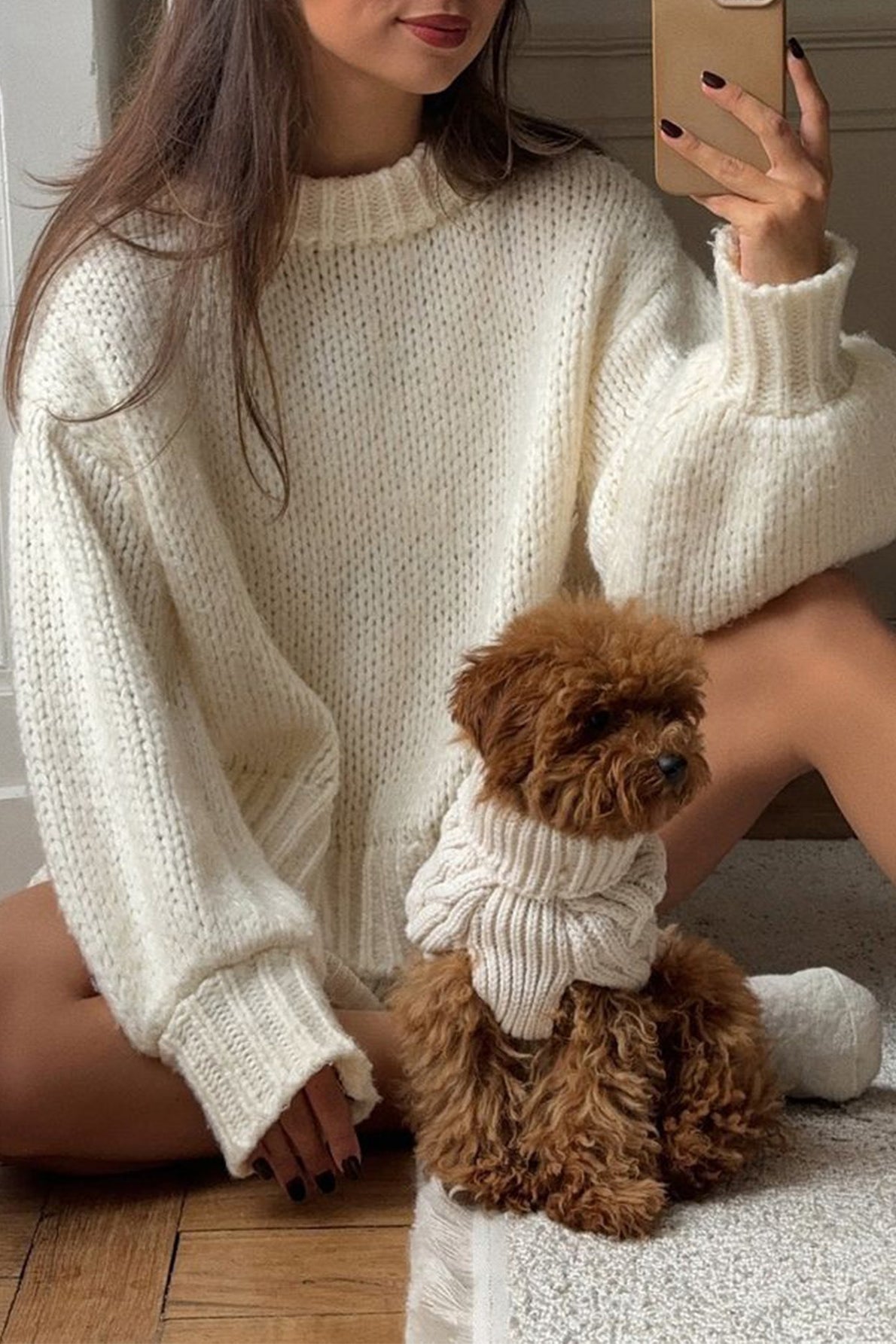 Πουλόβερ με στρογγυλή λαιμόκοψη για layering Amanda