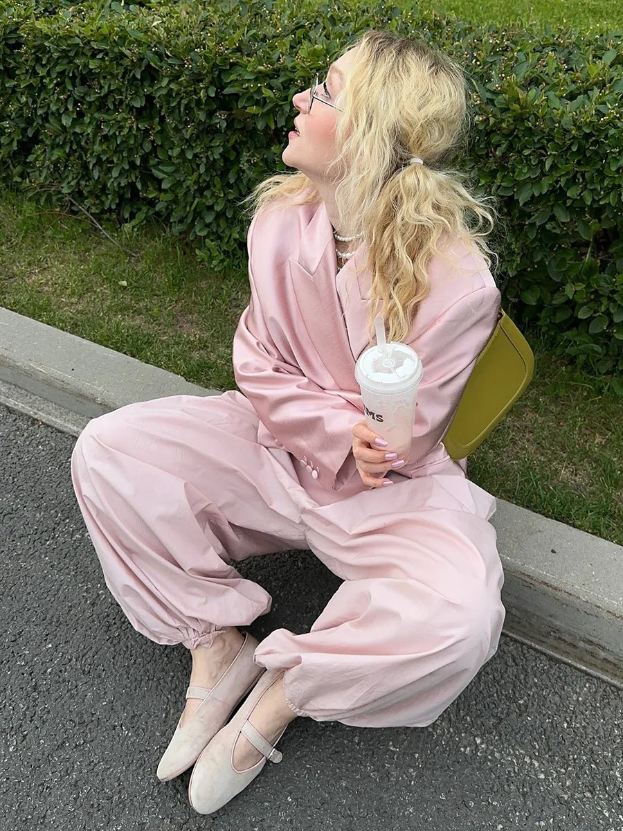 Amethyst Wide Leg Cotton Trousers