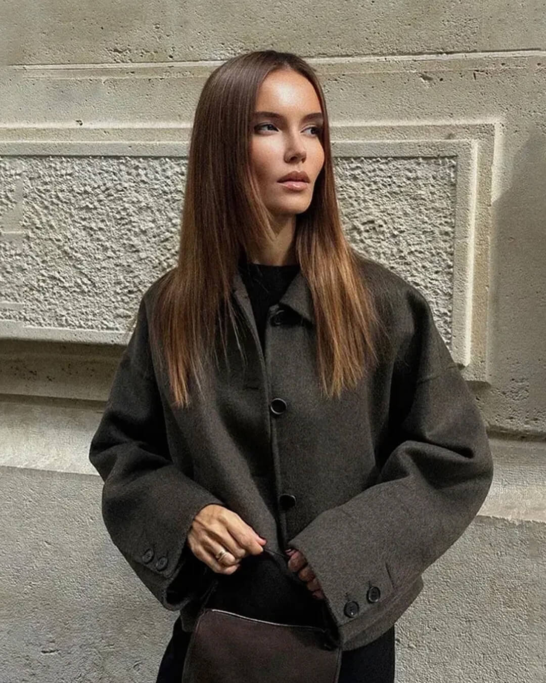 Angelina Buttoned Short Jacket