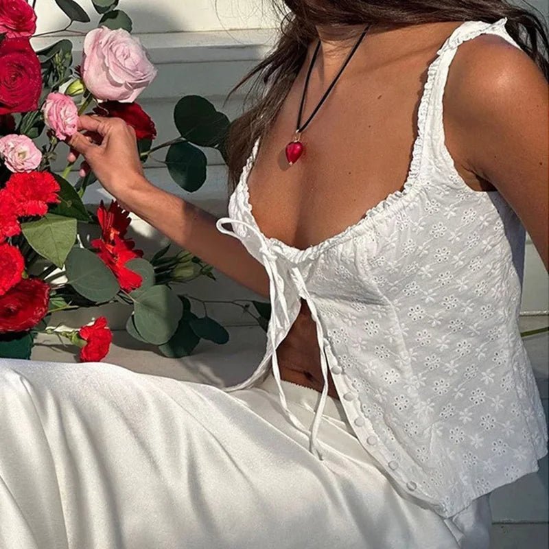 Τοπ με κορδόνια Araceli