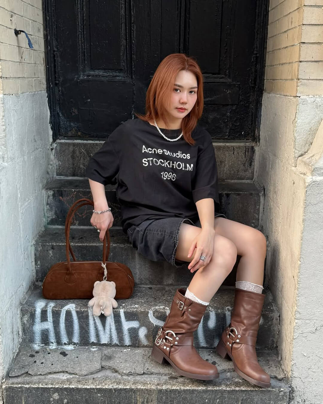 Aveline Τσάντα από vegan σουέντ