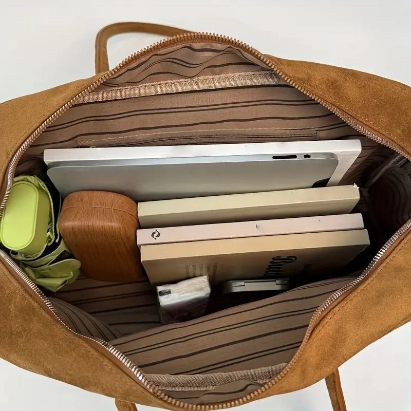 Beatrice Vintage Leather Laptop Tote