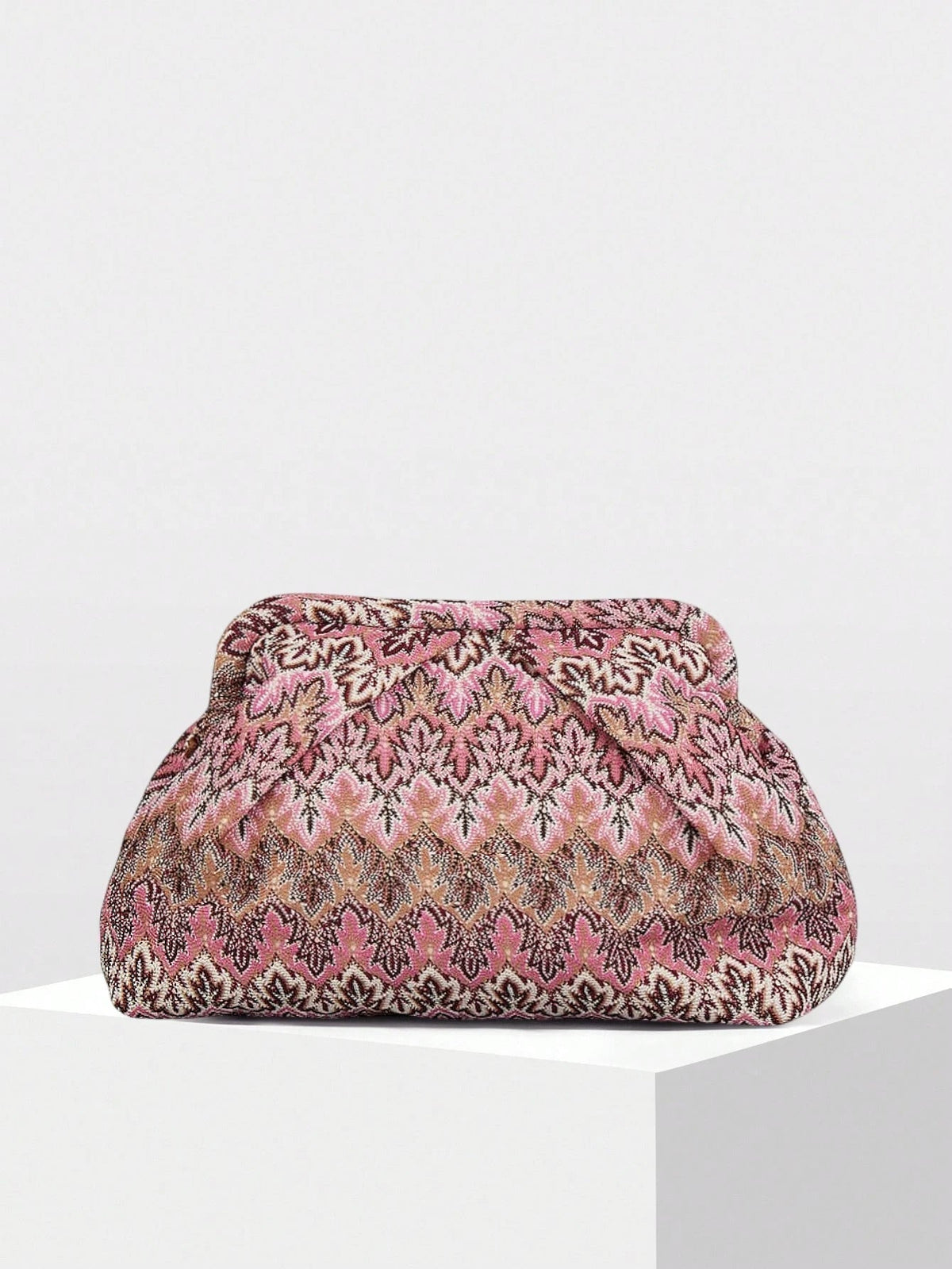 Πλισέ τσάντα clutch από ζακάρ Beatriz