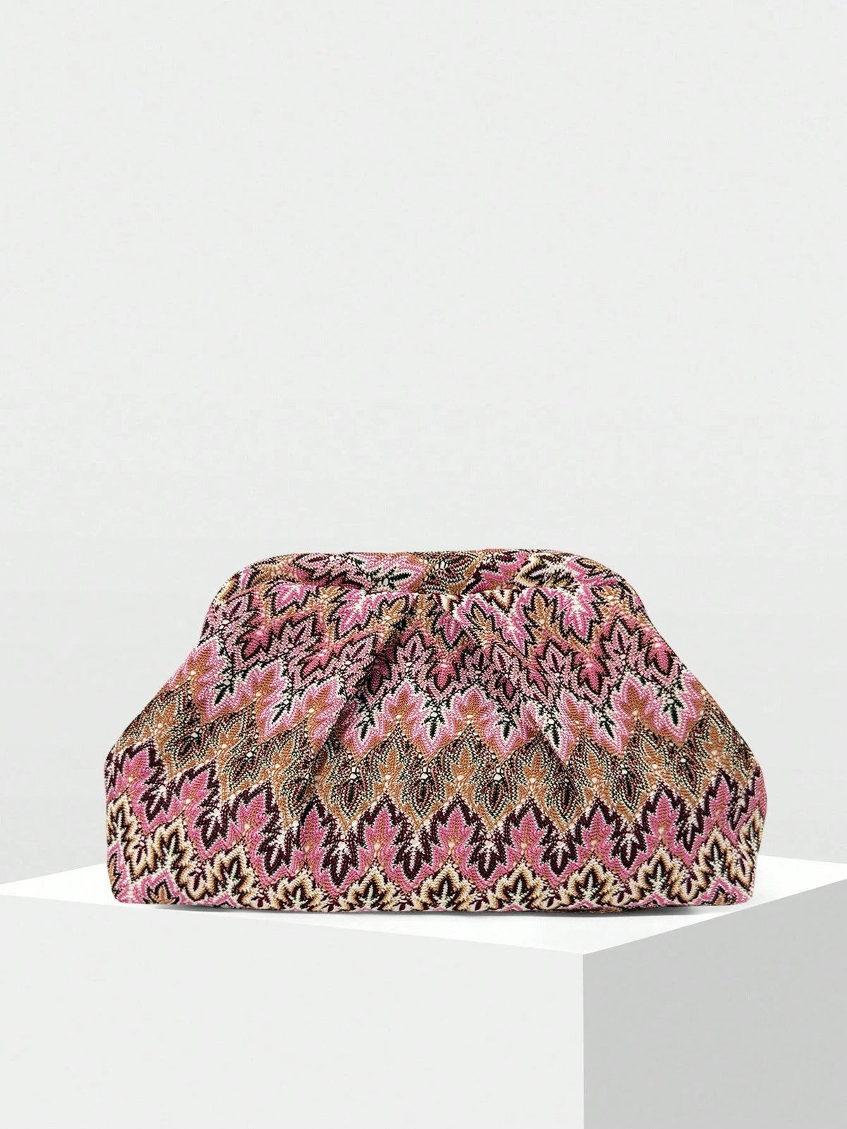 Πλισέ τσάντα clutch από ζακάρ Beatriz