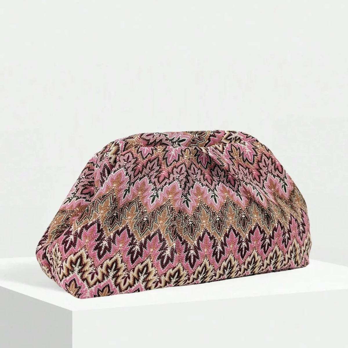 Πλισέ τσάντα clutch από ζακάρ Beatriz