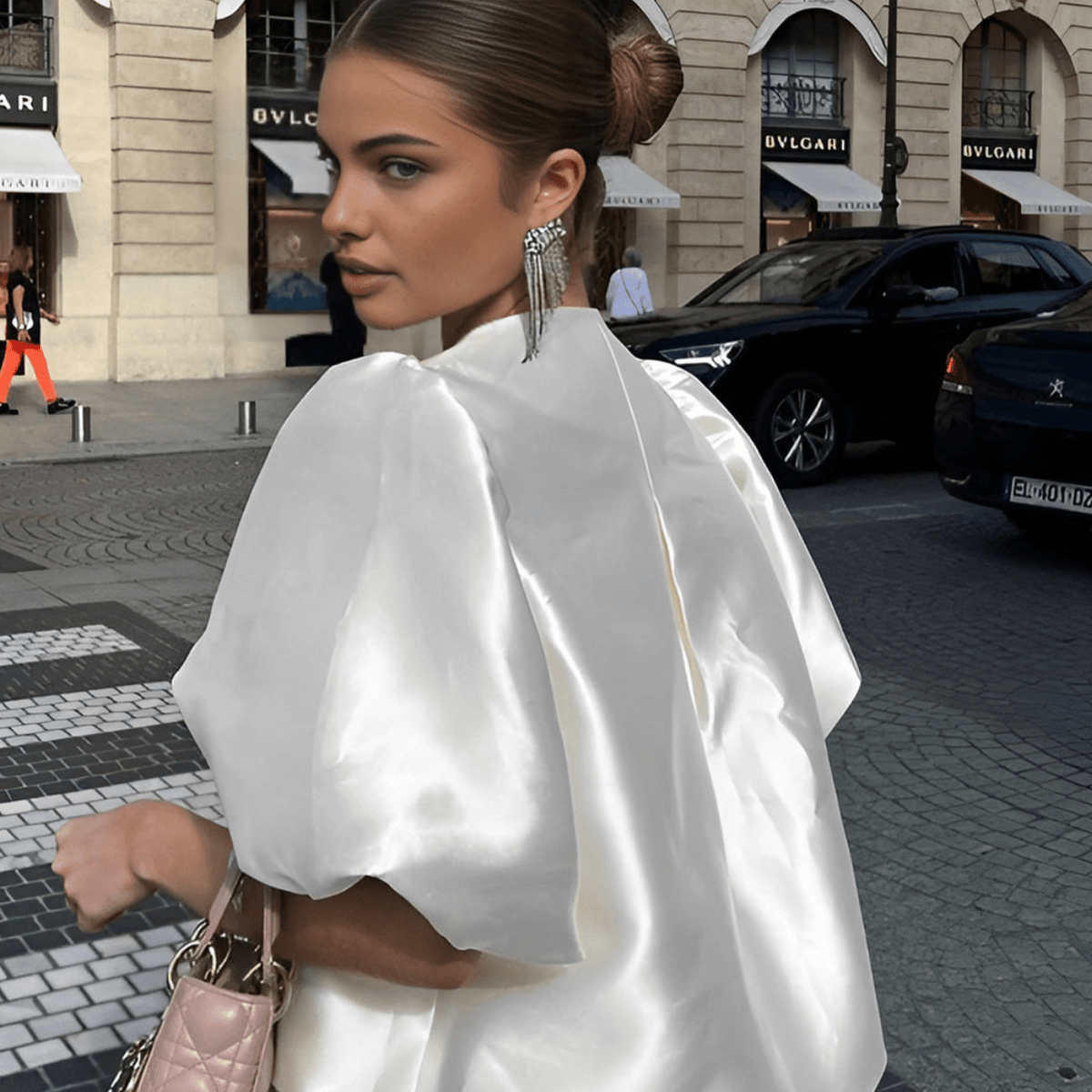 Bianca Satin Blouse