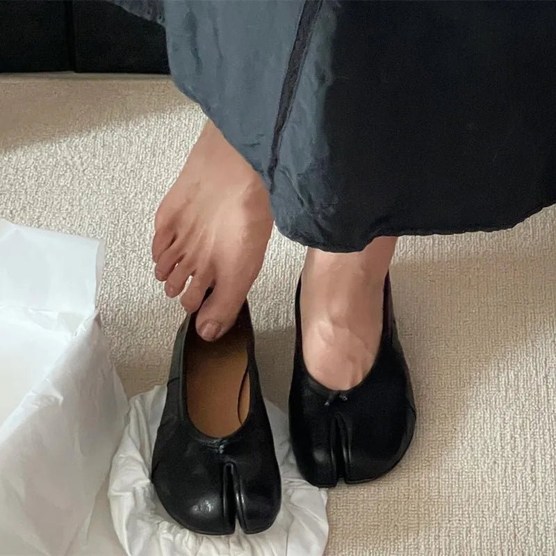 Δερμάτινα mules Bianca με ανοιχτή μύτη