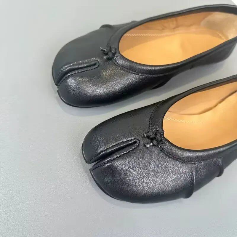 Δερμάτινα mules Bianca με ανοιχτή μύτη