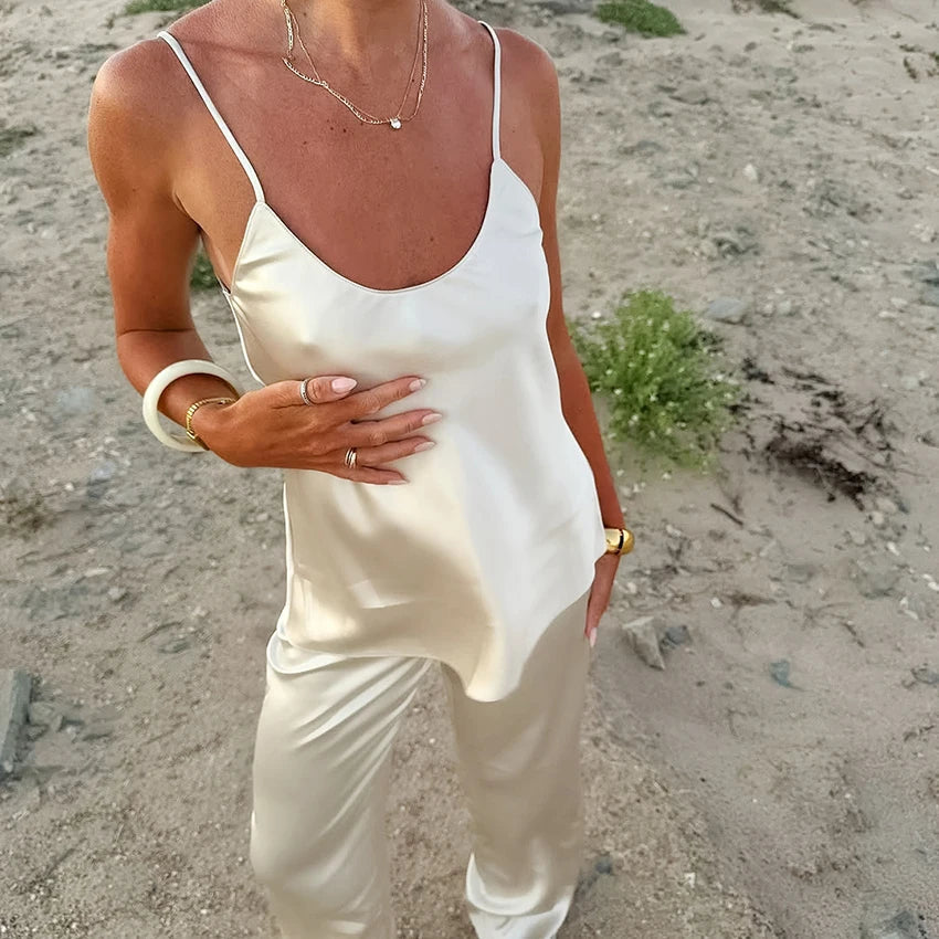 Σατέν σετ δύο τεμαχίων Bianca