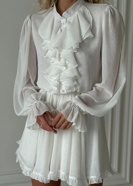 Brigitte Ruffled Mini Dress