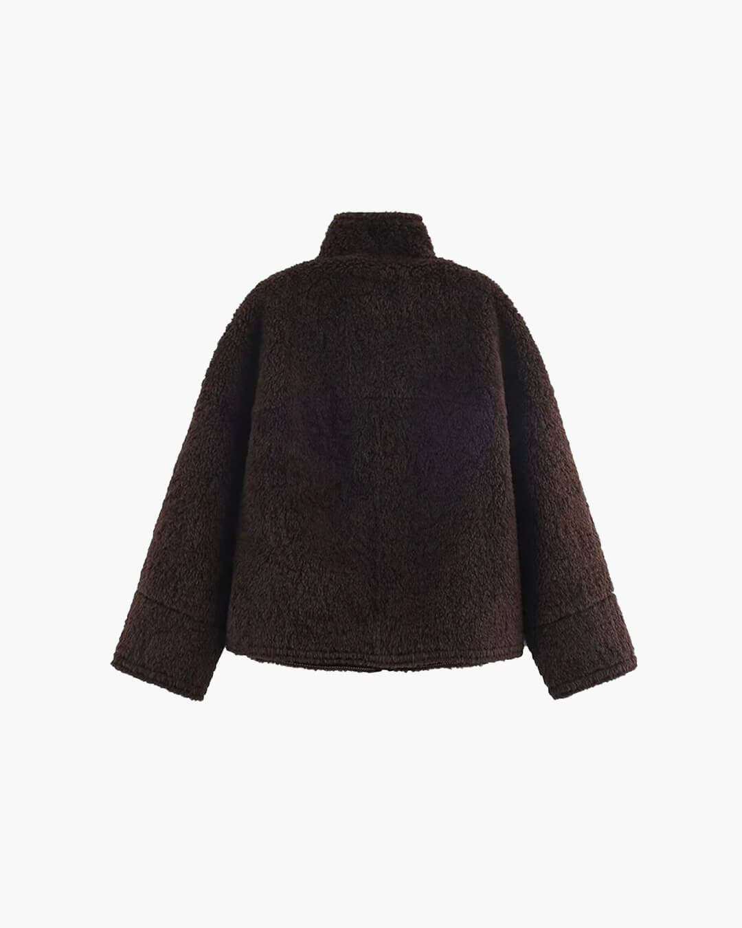 Carol Stand Collar Faux Fur Jacket