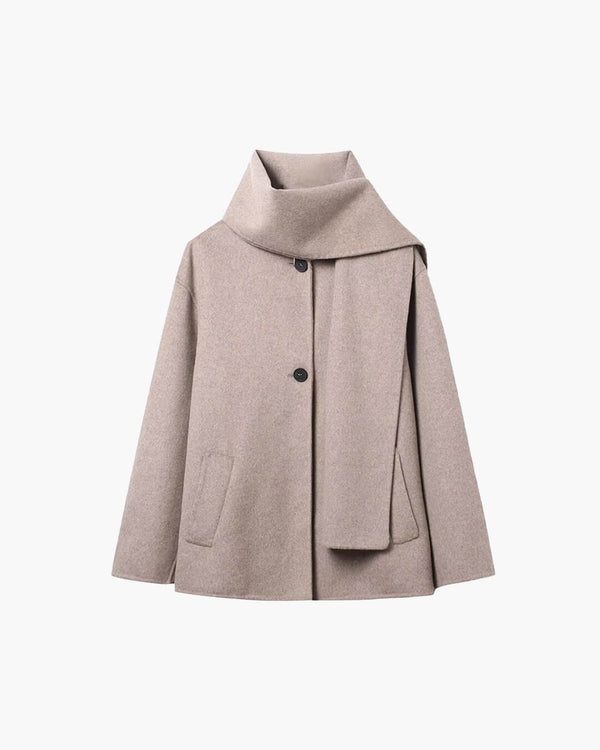 Cecille Coat with Scarf