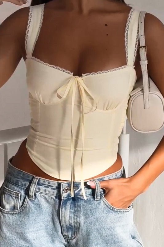 Celeste Lace Trim Cami Top