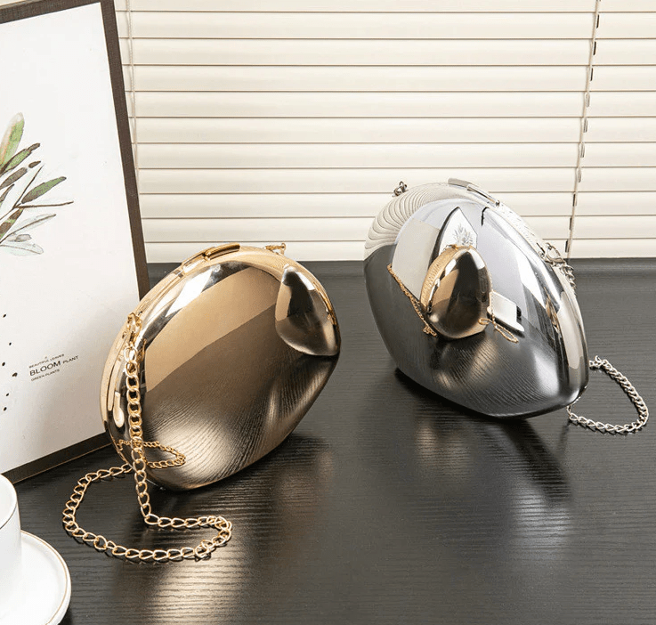 Celeste Shell Shape Evening Clutch