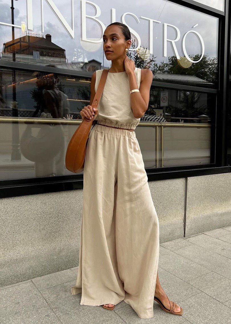 Celeste Wide-Leg Palazzo Set