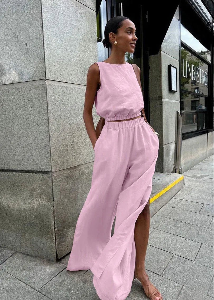 Celeste Wide-Leg Palazzo Set