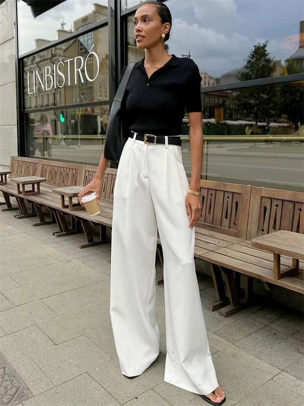 Celia High Waisted Wide Leg Pants