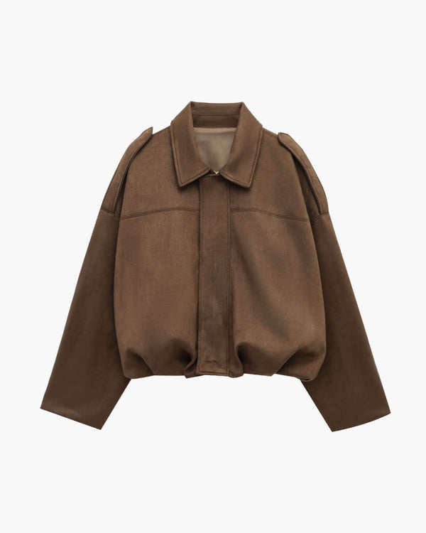 Bomber jacket Constance από συνθετικό σουέτ