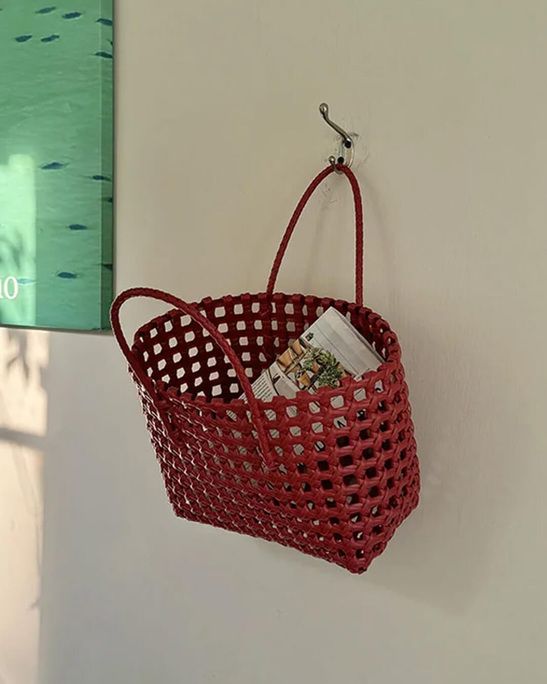 Τσάντα tote Cresta με αραιή ύφανση