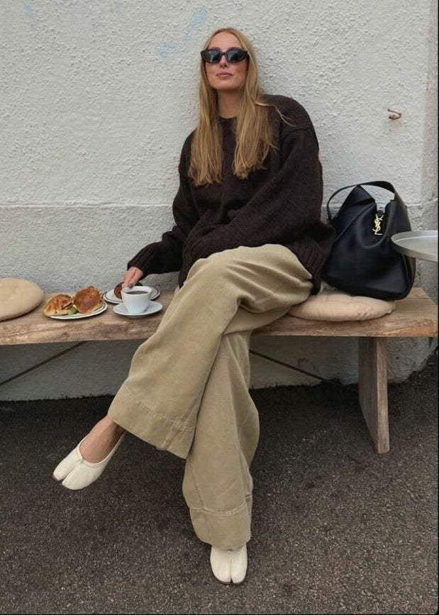 Elizabeth Split Toe Ballet Flats
