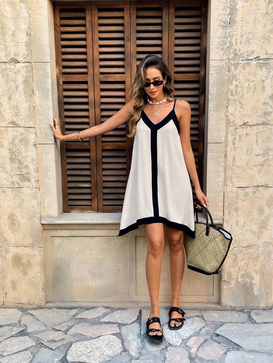 Ella Contrast Mini Dress