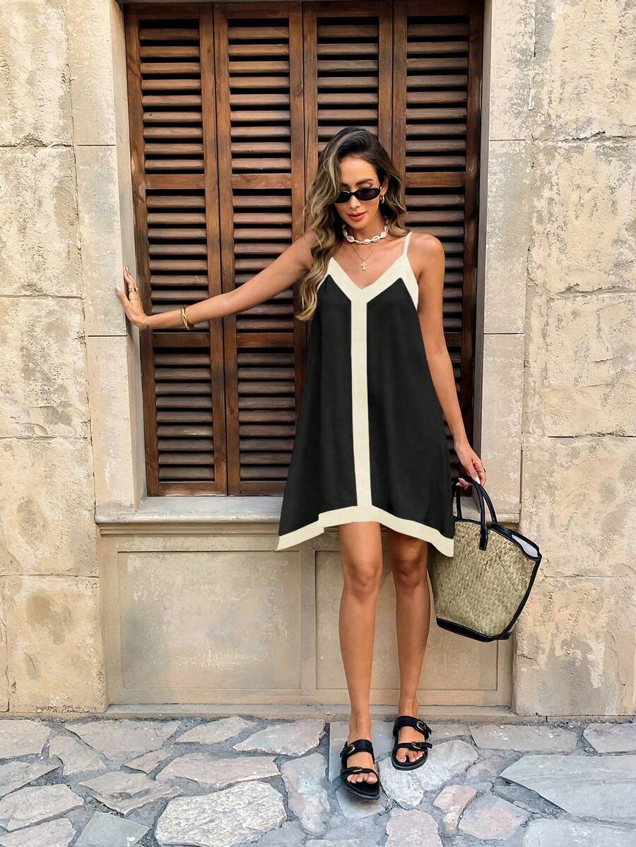 Ella Contrast Mini Dress