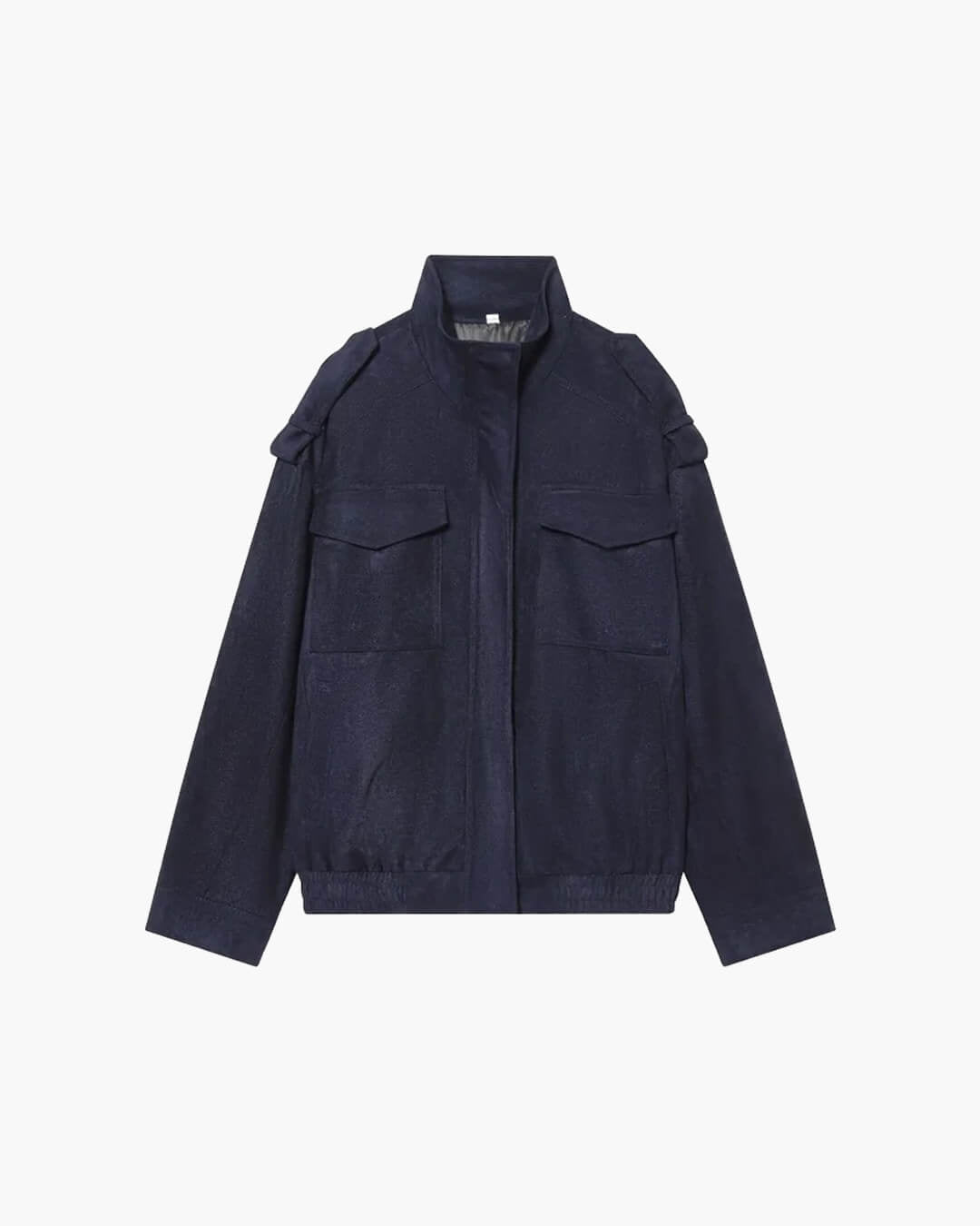 Elyssa Suede Bomber Jacket