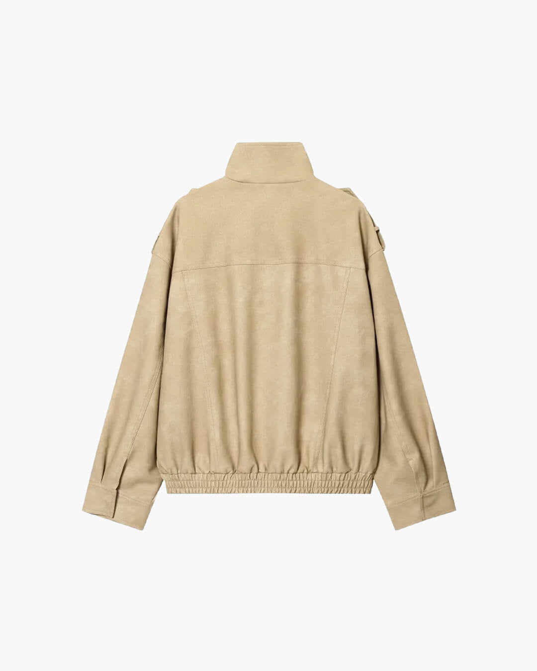 Elyssa Suede Bomber Jacket