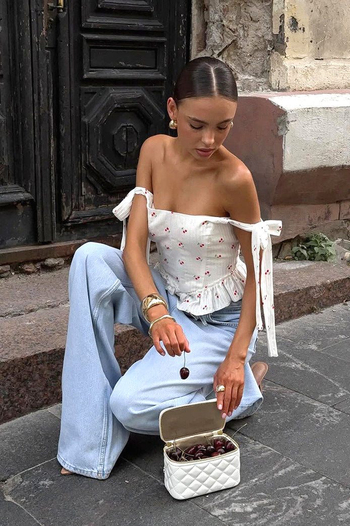Fabia Ruffle Off-Shoulder Top