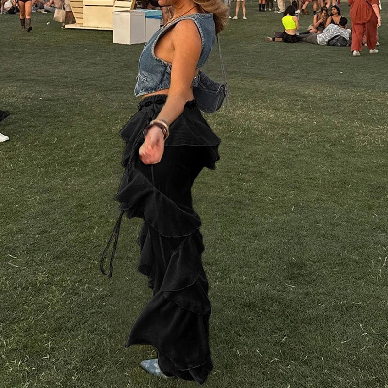 Cargo παντελόνι Fiona με τελείωμα Lotus