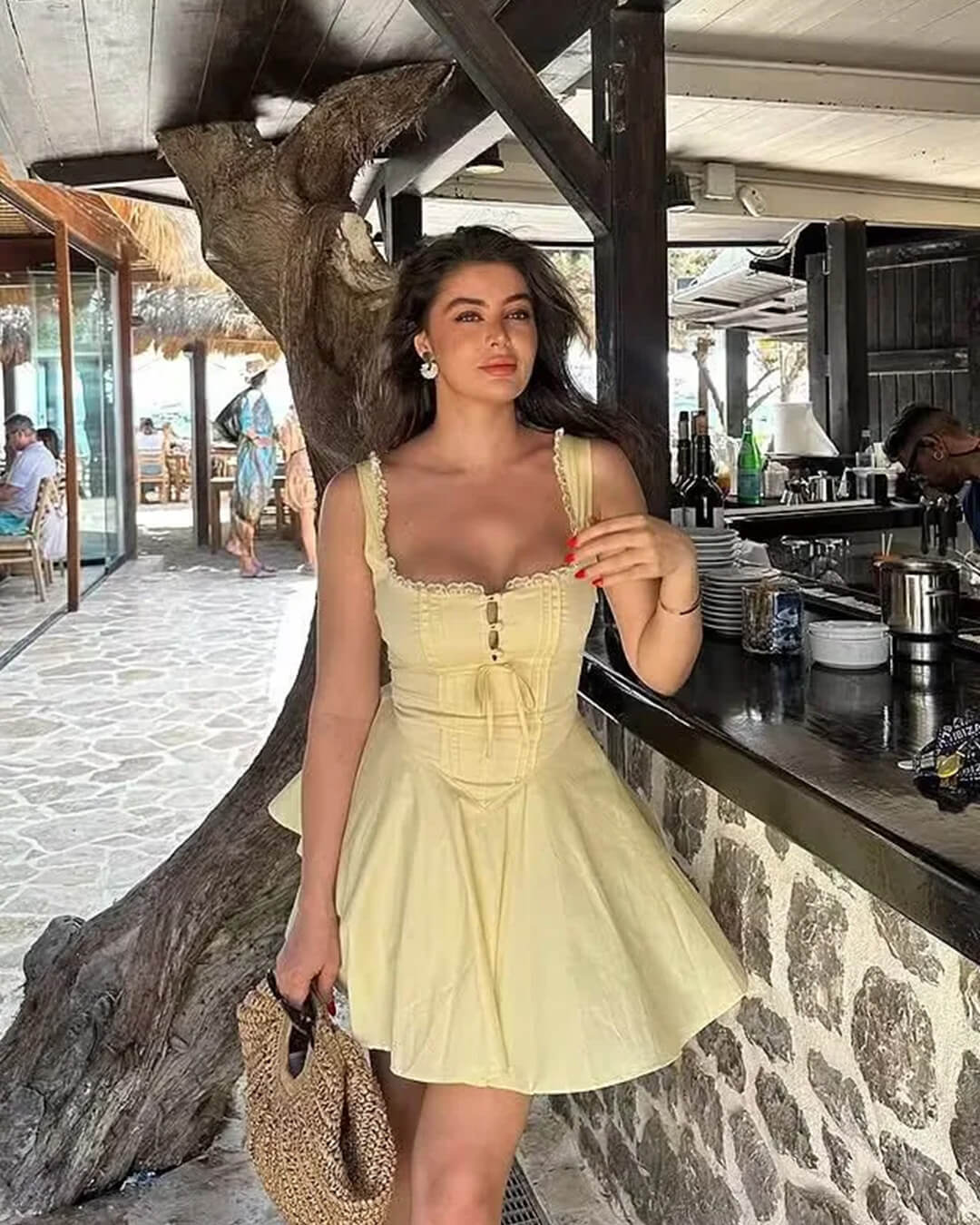 Μίνι φόρεμα χωρίς μανίκια Francine