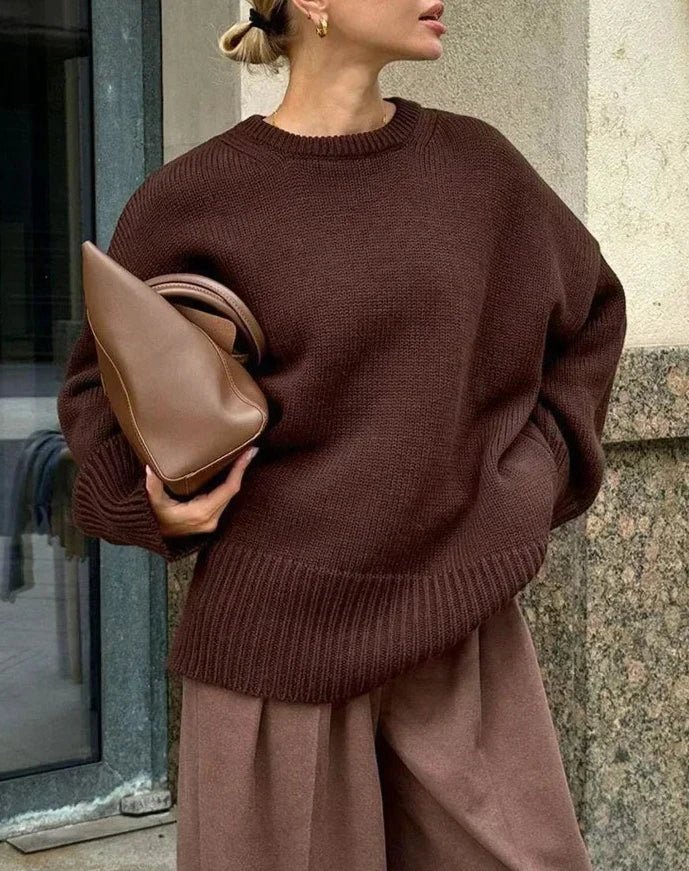 Πλεκτό ριμπ πουλόβερ Georgette