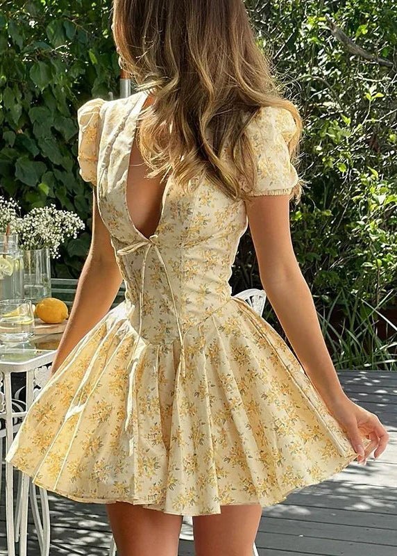 Iris V-Neck Mini Dress