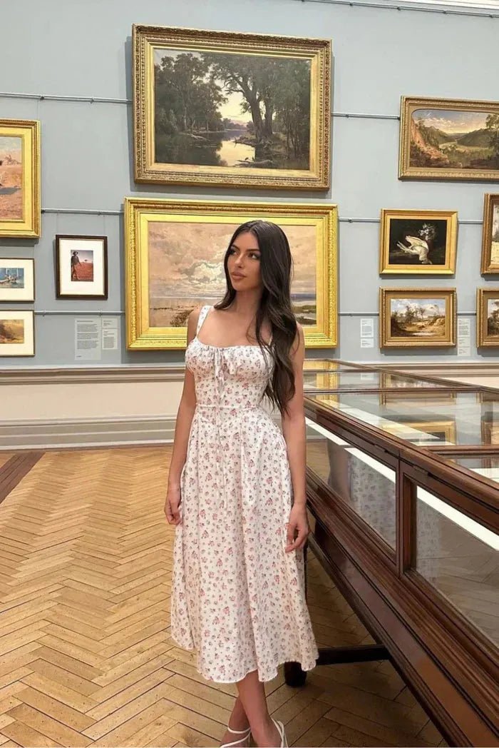 Μίντι φόρεμα Isabella με κορσέ