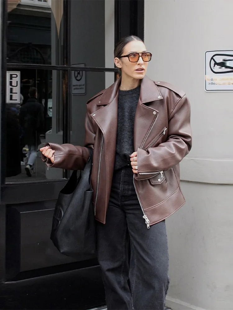 Jackie Zip-Up Lapel Jacket