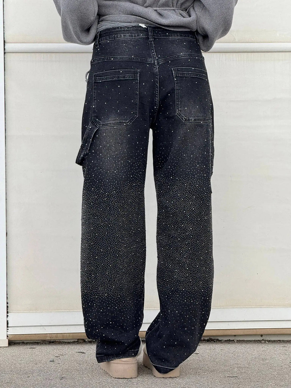 Γυαλιστερό baggy cargo τζιν παντελόνι Jeremy