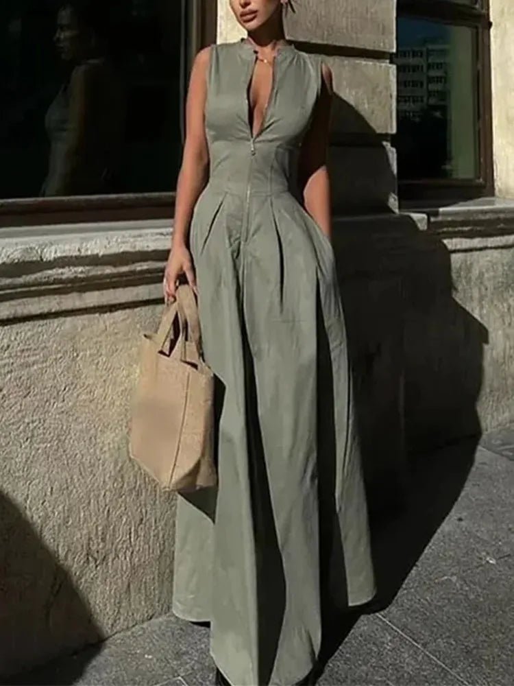 Αμάνικο μίντι φόρεμα Jessica