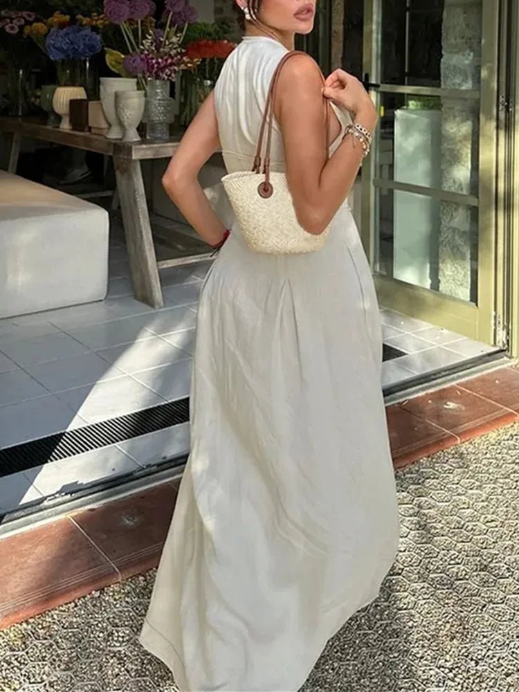 Αμάνικο μίντι φόρεμα Jessica