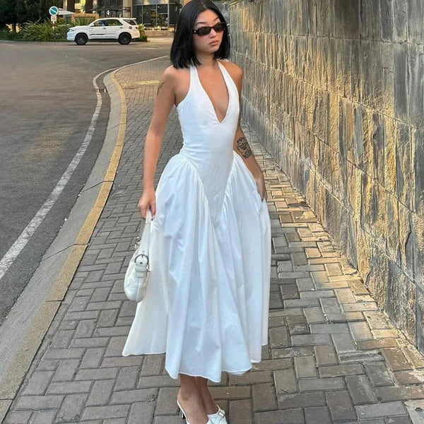 Julie Halter Neck Dress