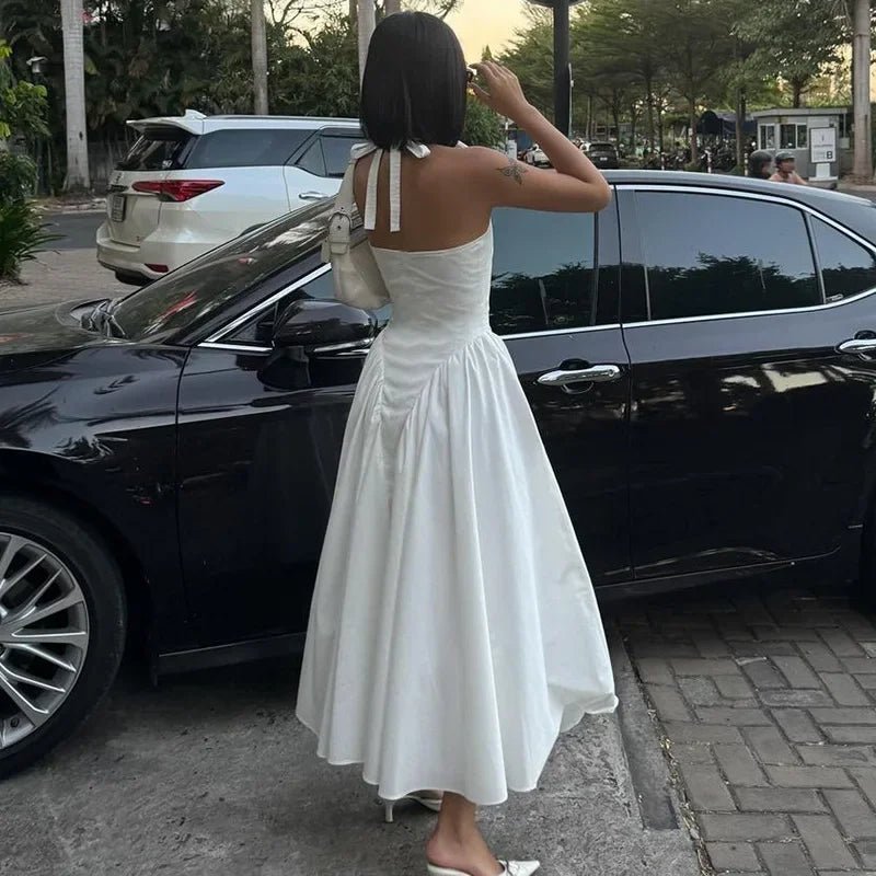 Φόρεμα Julie με λαιμόκοψη halter