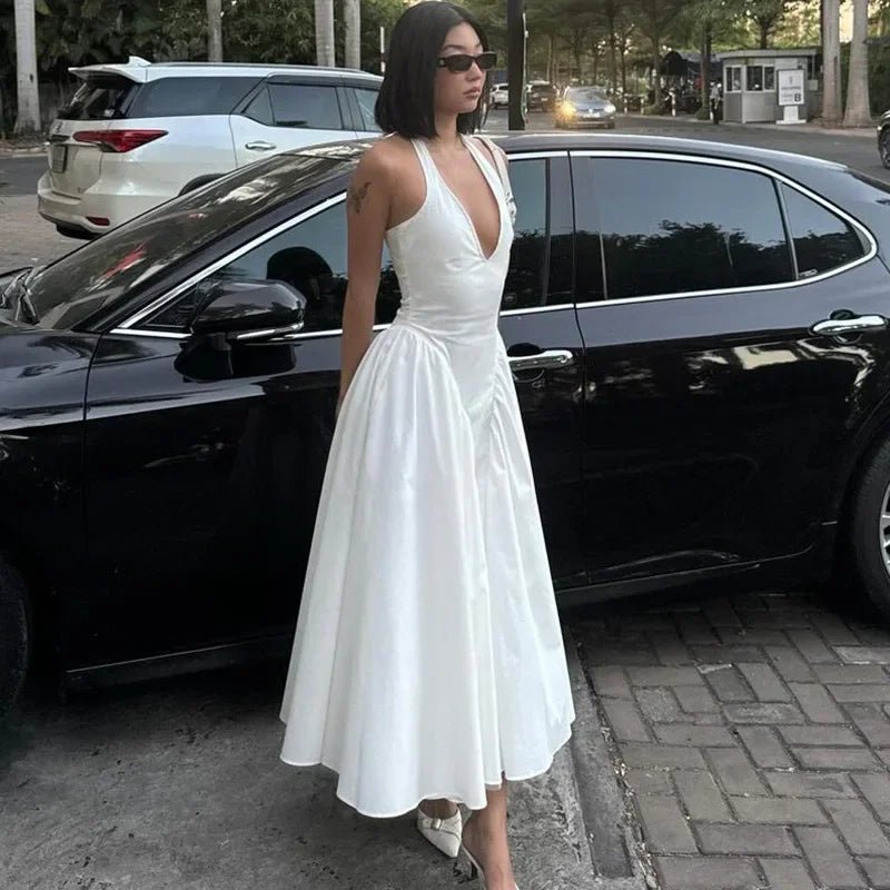 Φόρεμα Julie με λαιμόκοψη halter