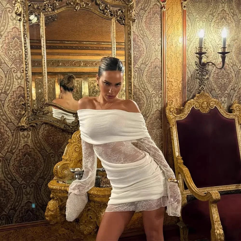 Μίνι φόρεμα Keira με ακάλυπτους ώμους