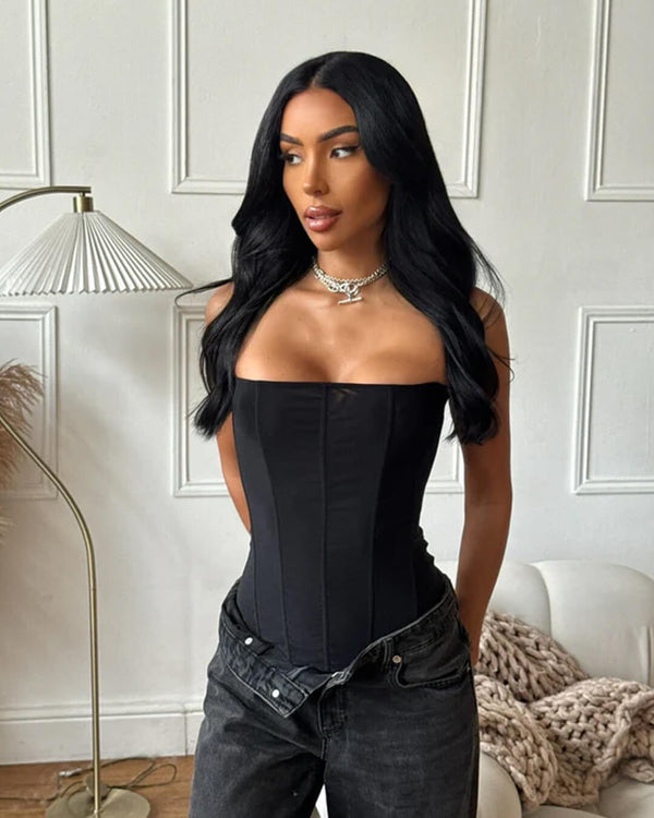 Kelly Satin Corset Top