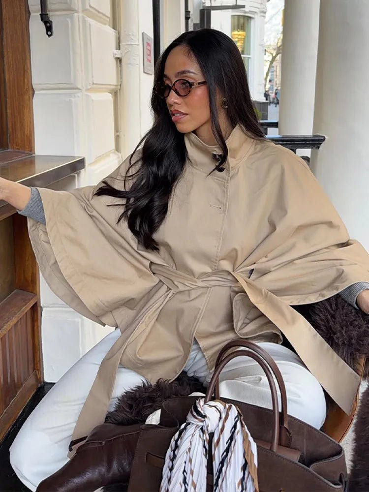 Παλτό Kimberly σε στιλ κάπας με ζώνη