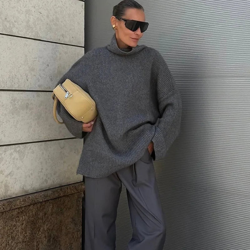Oversized πλεκτό φόρεμα Hedda